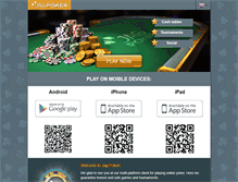 Tablet Screenshot of jag-poker.com